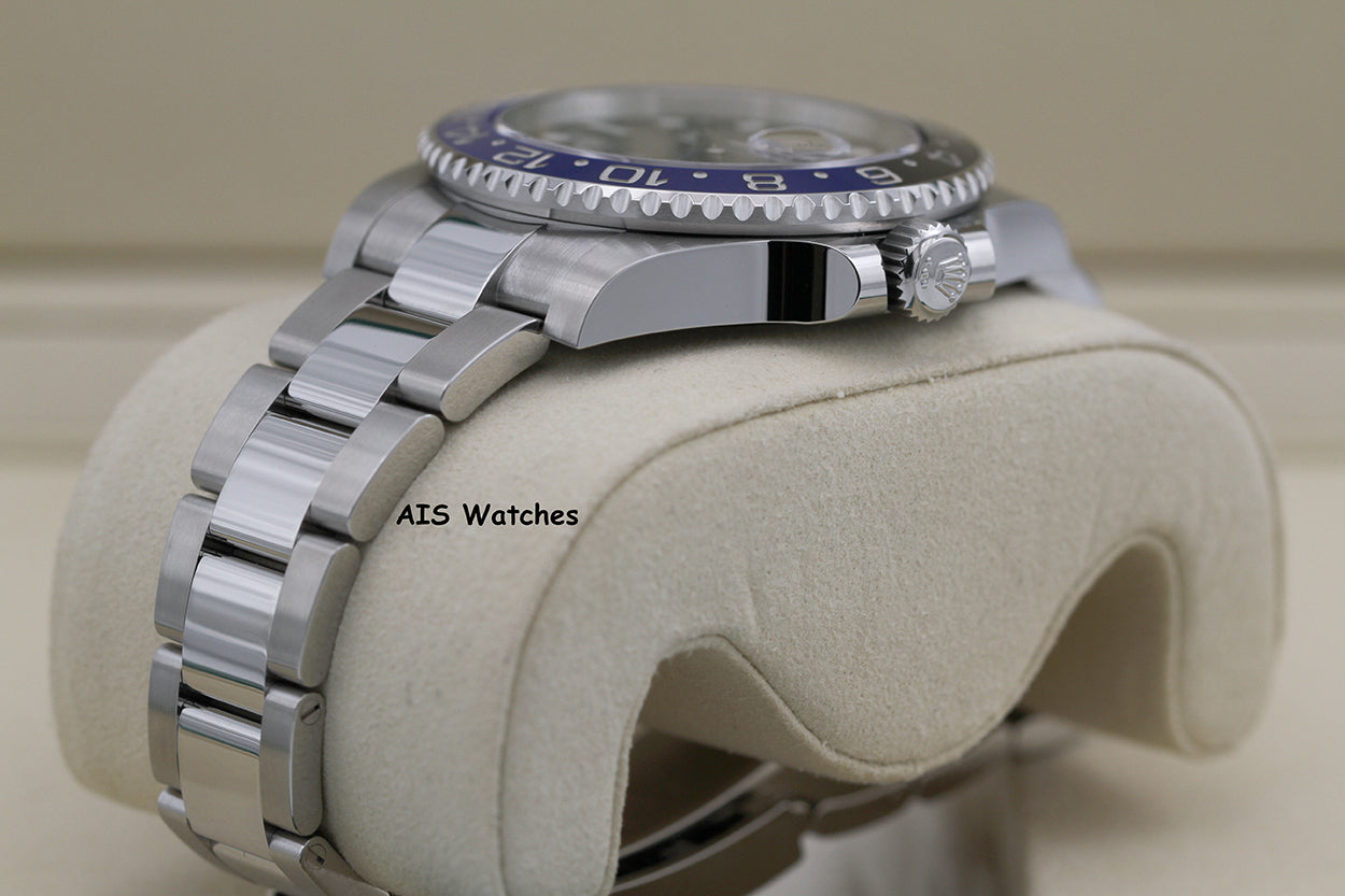 BNIB Rolex GMT Master II 126710BLNR Batman Oyster Bracelet Ceramic Bezel BP