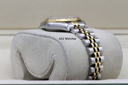Rolex Ladies Two-Tone DateJust 69173 Champagne Dial 26MM S Serial - 1995 with Papers