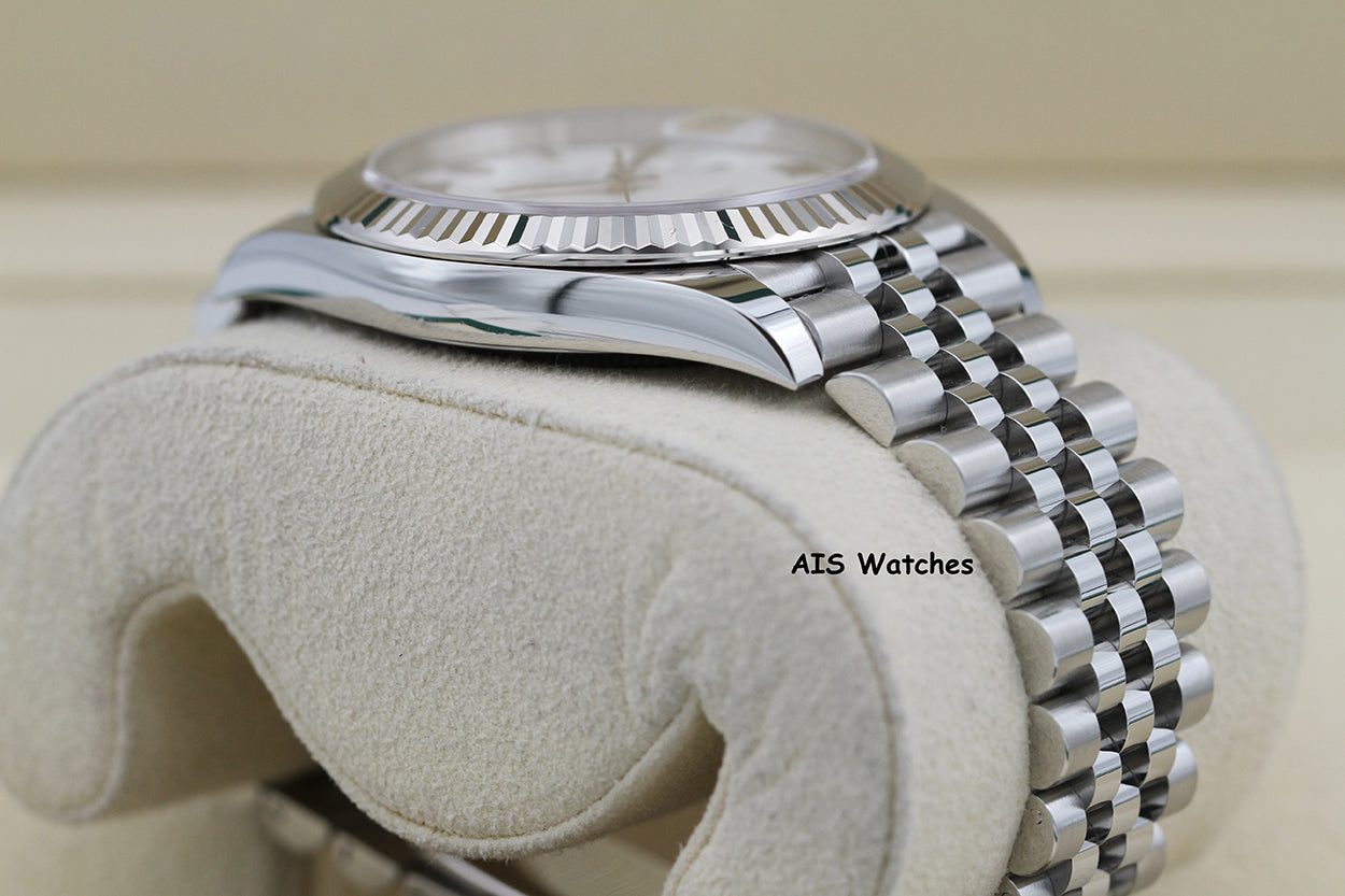Rolex Datejust 41MM 126334 White Roman Dial Jubilee 2022 Box & Papers