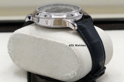 Patek Philippe 5930G World Time Chronograph White Gold Blue Dial Box & Paper