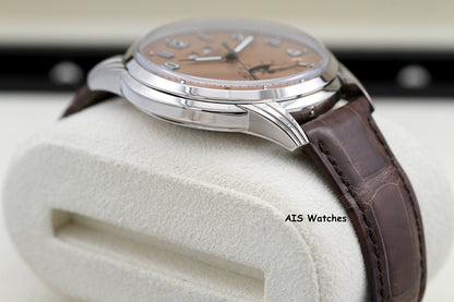 Patek Philippe Perpetual Calendar 5320G White Gold Rose Dial Box & Papers