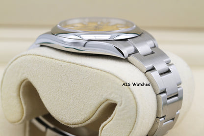 Rolex 124300 Oyster Perpetual 41 MM Yellow Dial 2022 Box & Papers