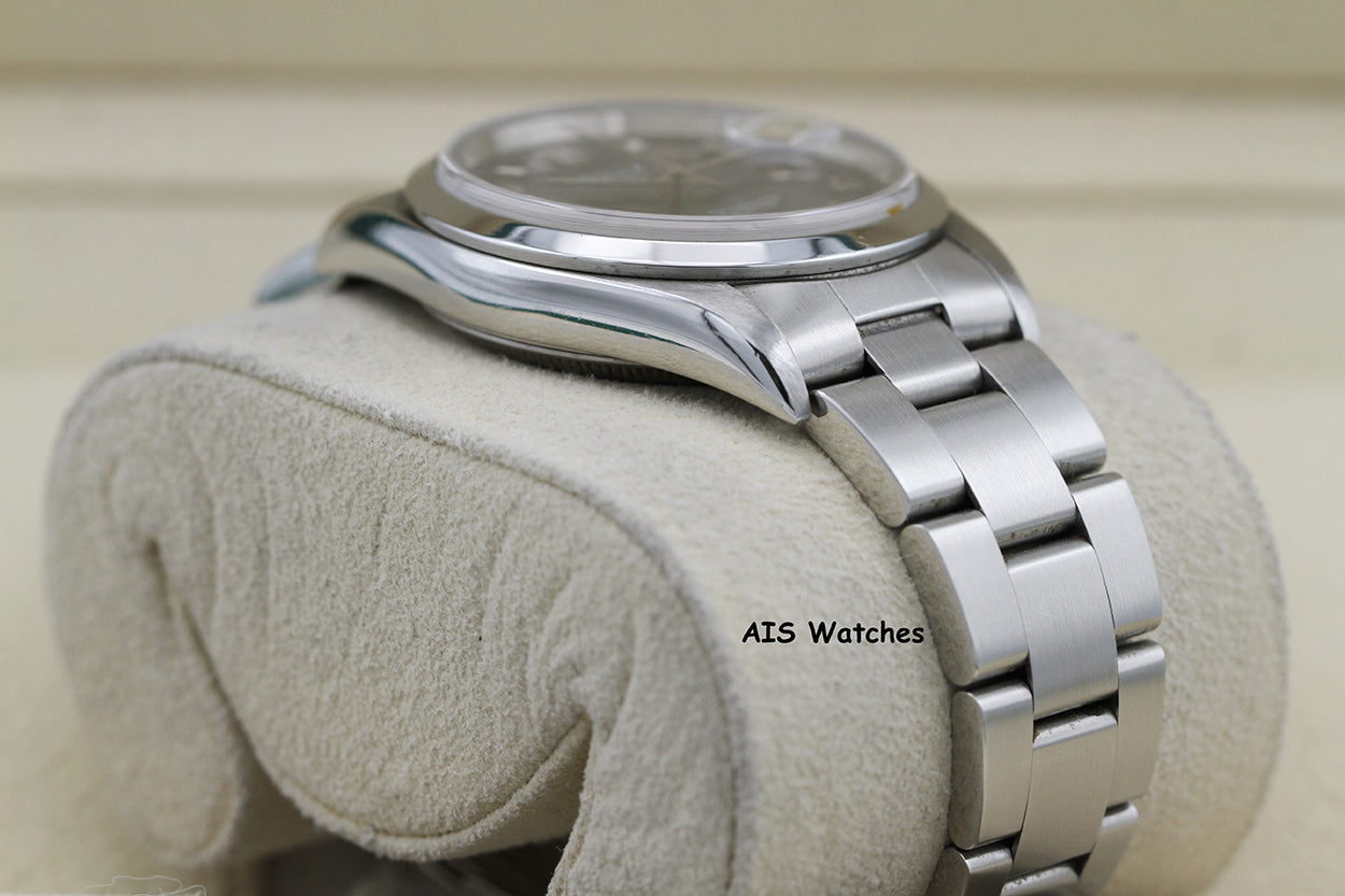 Rolex 15200 Oyster Perpetual 36 MM Arabic Blue Dial Y Serial Box & Papers