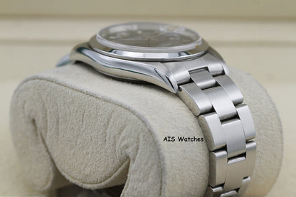 Rolex 15200 Oyster Perpetual 36 MM Arabic Blue Dial Y Serial Box & Papers