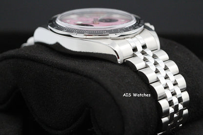 Tudor 79360N Black Bay Chronograph 41MM Pink Dial SS Jubilee Bracelet B&P