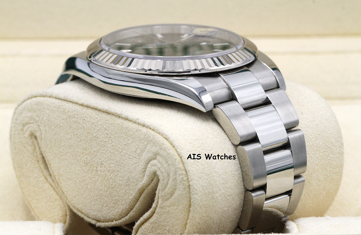 Rolex Datejust 41MM 126334 Black Stick Dial Oyster 2018 Box & Papers