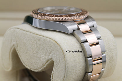 Rolex 126711 CHNR GMT Master II 18K Rose Gold / SS RootBeer Ceramic 2022 B&P