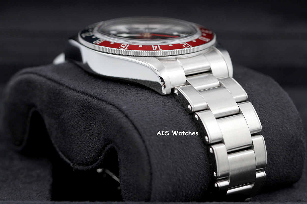 Tudor 79830RB Black Bay GMT Pepsi Stainless Steel Bracelet Box & Paper