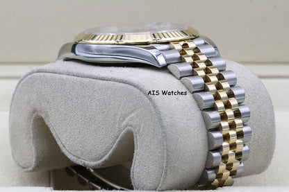 Rolex 126333 DateJust 41MM 18K YG/SS Black Stick Dial Jubilee Bracelet 2021 B&P