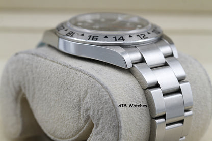 Rolex Explorer II 16570 Black Dial 40MM V Serial Box & Papers