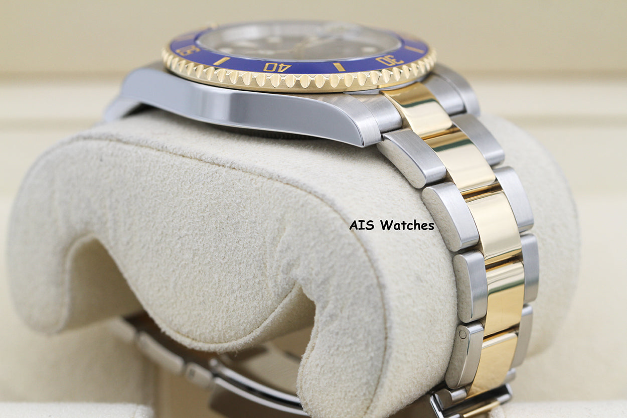 Rolex Submariner 18K YG/SS 116613LB SunBurst Blue Dial Ceramic 40MM 2020 B&P