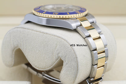 Rolex Submariner 18K YG/SS 116613LB SunBurst Blue Dial Ceramic 40MM 2020 B&P