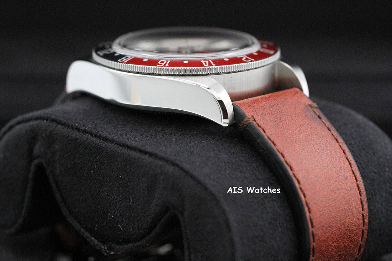 Tudor 79830RB Black Bay GMT Pepsi Stainless Leather Strap Box & Paper