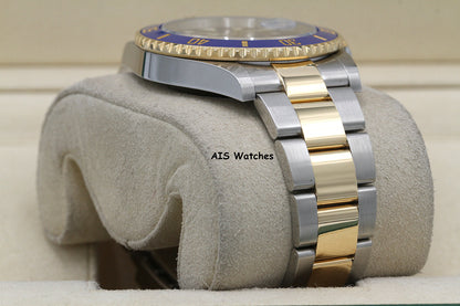 Rolex Submariner 41MM 18k/SS 126613LB SunBurst Blue Dial 2020 Box & Paper