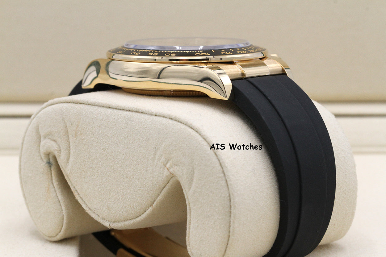 BNIB Rolex 126518LN Daytona Cosmograph 18K YG OysterFlex Paul Newman Dial B&P