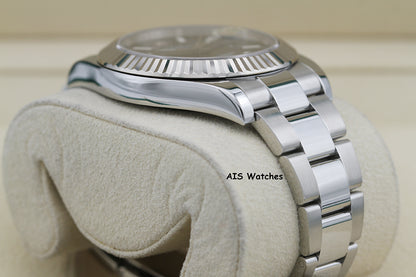 Rolex Datejust II 41MM 116334 Blue Stick Dial Stainless Steel 2017 Box & Papers