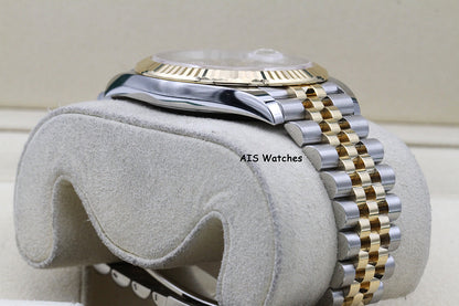 Rolex 126333 DateJust 41MM 18K YG/SS Silver Stick Dial Jubilee Bracelet 2022 Box & Papers