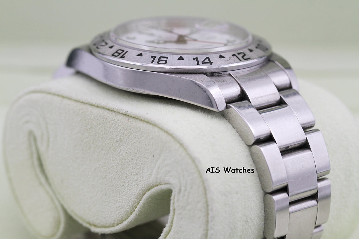 Rolex Explorer II 16570 Polar White Dial 40MM M Serial 3186 Box & Papers