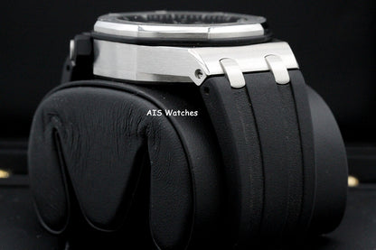 Audemars Piguet 15710ST Royal Oak Offshore Diver Black Dial 42MM Box & Papers