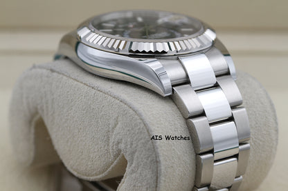 Rolex 326934 Sky-Dweller Stainless Steel Blue Dial Oyster 2021 Box & Papers