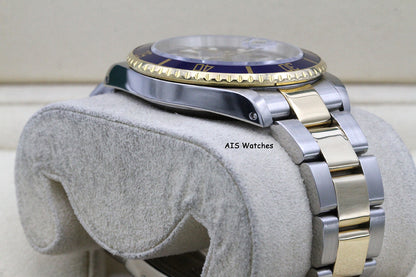 Rolex Submariner 16613 P Serial Blue Dial Box & Papers