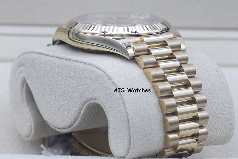 BNIB Rolex 228238 DayDate 40MM DD40 Yellow Gold Champagne Baguette Diamond Dial