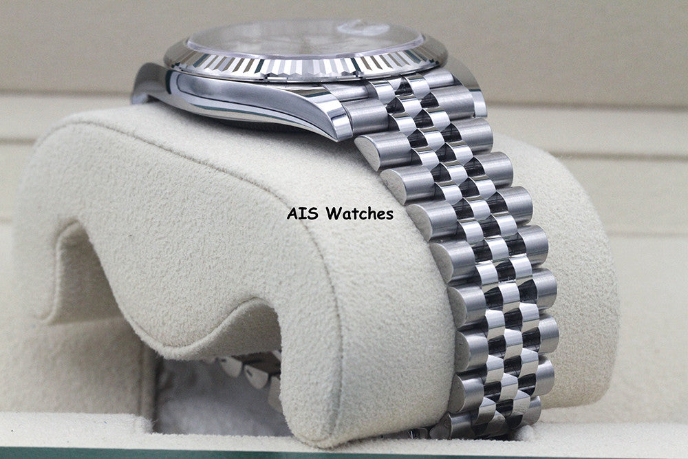 BNIB Rolex Datejust 41MM 126334 White Roman Dial Jubilee Box & Papers