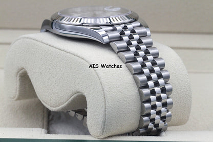 BNIB Rolex Datejust 41MM 126334 White Roman Dial Jubilee Box & Papers