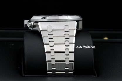 BNIB Audemars Piguet 26240ST 41MM Royal Oak Chronograph Blue Dial B&P