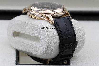 Patek Philippe Annual Calendar 5205R Rose Gold Black Dial Box & Papers