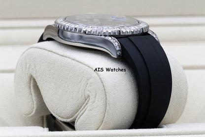 BNIB Rolex Yachtmaster 226679TBR Baguette Diamonds White Gold OysterFlex 42MM
