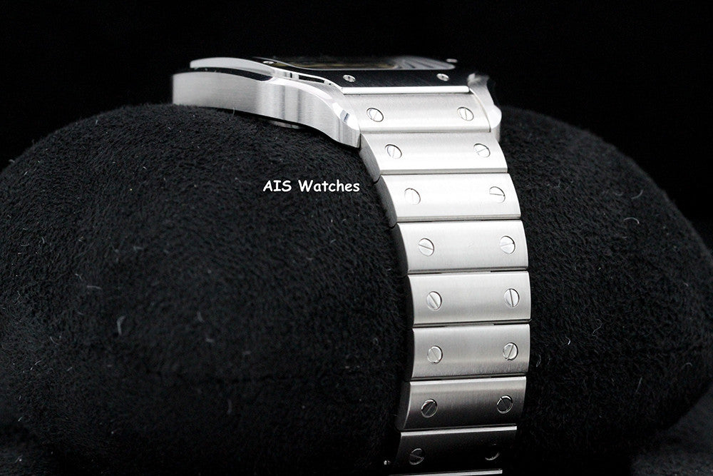 BNIB Cartier Santos De Cartier Large Steel WSSA0062 Green Dial 39.8MM B&P