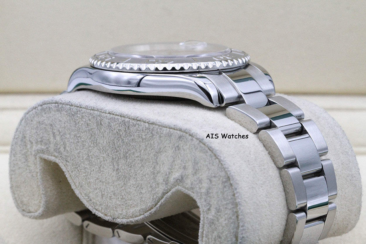 Rolex YachtMaster 16622 Platinum Dial D Serial Box & Papers