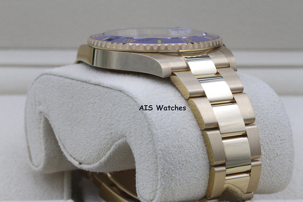 BNIB Rolex Submariner Ceramic 126618LB 41MM 18K Yellow Gold Sunburst Blue Dial Box & Papers