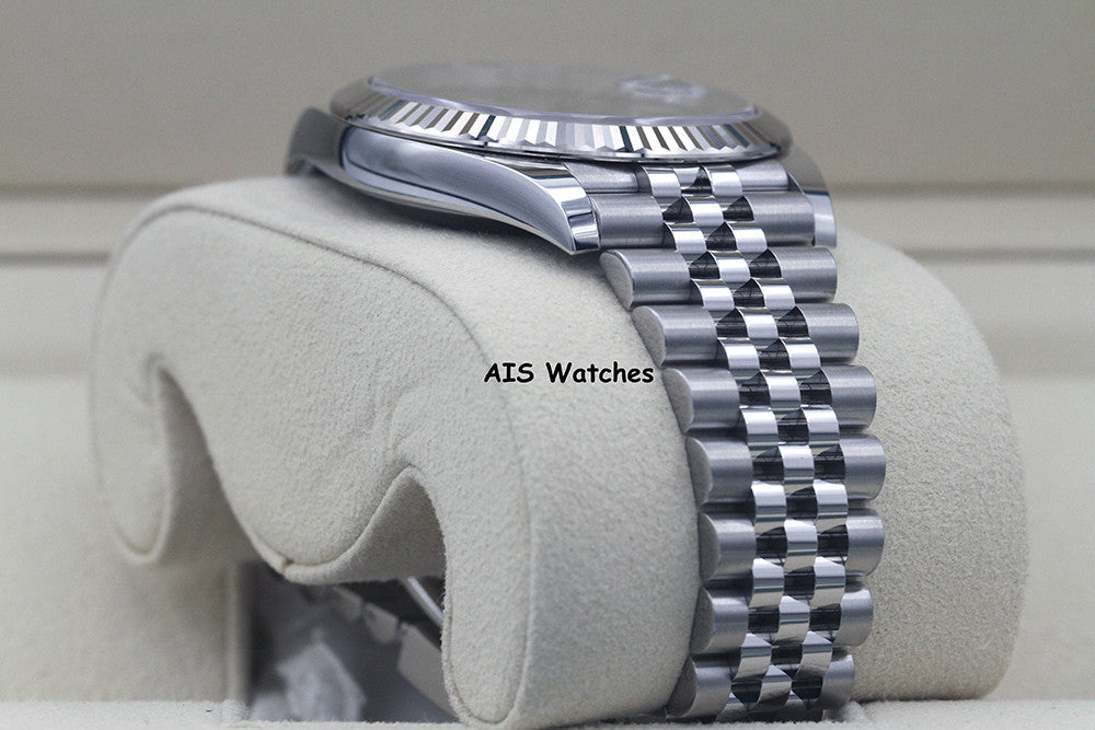 BNIB Rolex Datejust 41MM 126334 Wimbledon Slate Roman Dial Jubilee Box & Paper