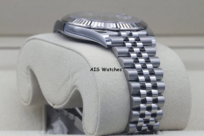 BNIB Rolex Datejust 41MM 126334 Wimbledon Slate Roman Dial Jubilee Box & Paper