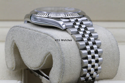 Rolex Datejust 41MM 126334 Blue Diamond Dial Jubilee Box & Paper
