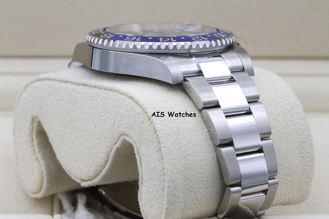 BNIB Rolex GMT Master II 126710BLNR Batman Oyster Bracelet Ceramic Bezel BP