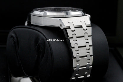 BNIB Audemars Piguet 26715ST Royal Oak Chronograph Blue Dial 38MM Box & Papers