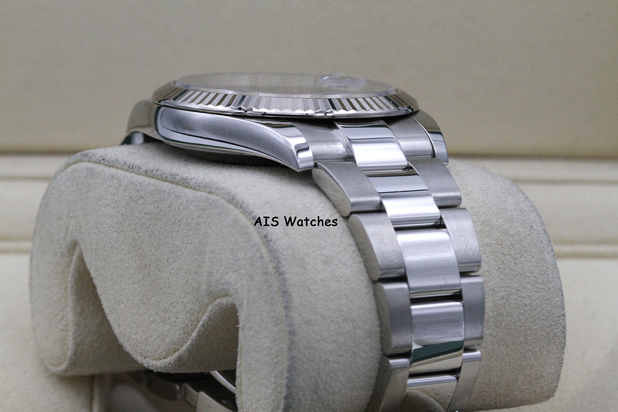 Rolex Datejust 41MM 126334 Blue Stick Dial Oyster Box & Papers