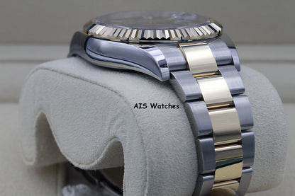Rolex 326933 Sky-Dweller 18K Yellow Gold / Stainless Steel Black Dial B&P