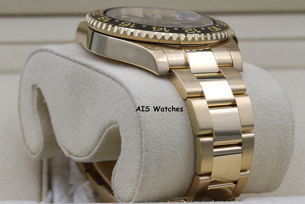 Rolex GMT-Master II 116718 LN 18K Yellow Gold Black Dial Black Ceramic BP