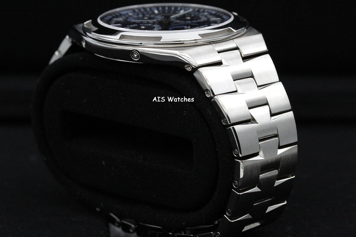 Vacheron Constantin Overseas Perpetual Calendar 4300V 18K WG Blue Dial B&P