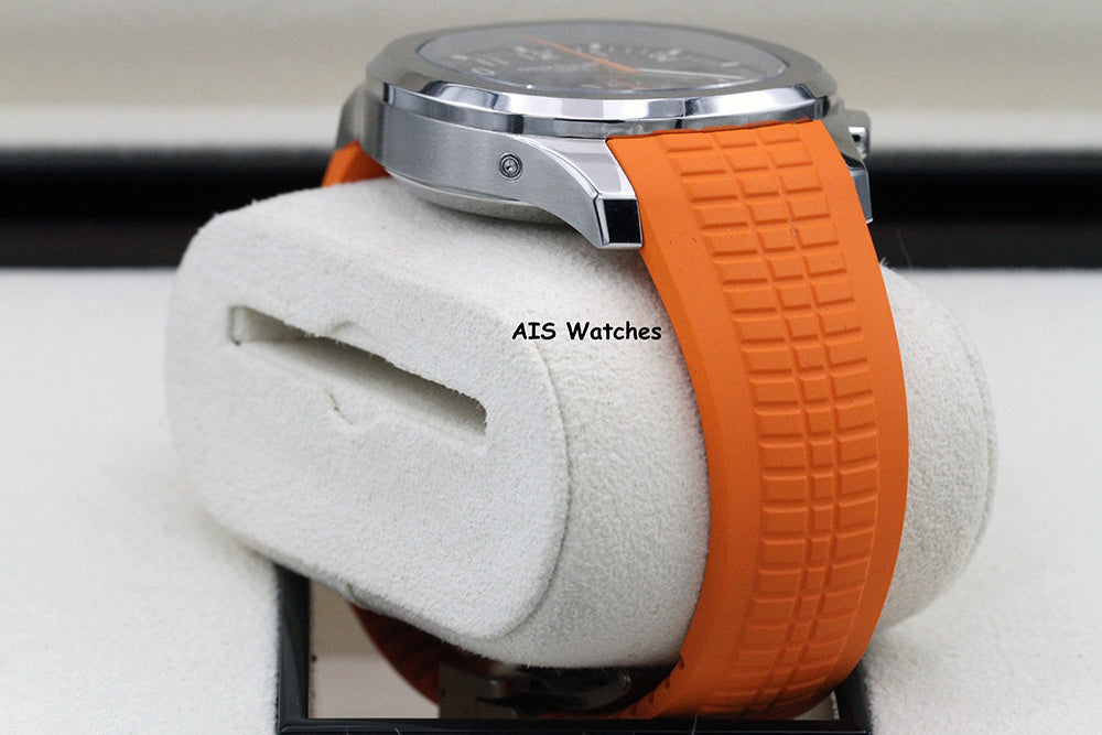 Patek Philippe 5968A Aquanaut Chronograph SS 42.2MM Orange Strap B&P