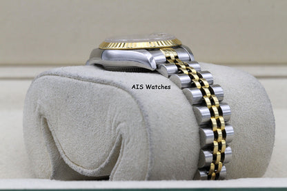 Rolex Ladies Two-Tone DateJust 69173 Champagne Dial 26MM S Serial - 1995 with Papers