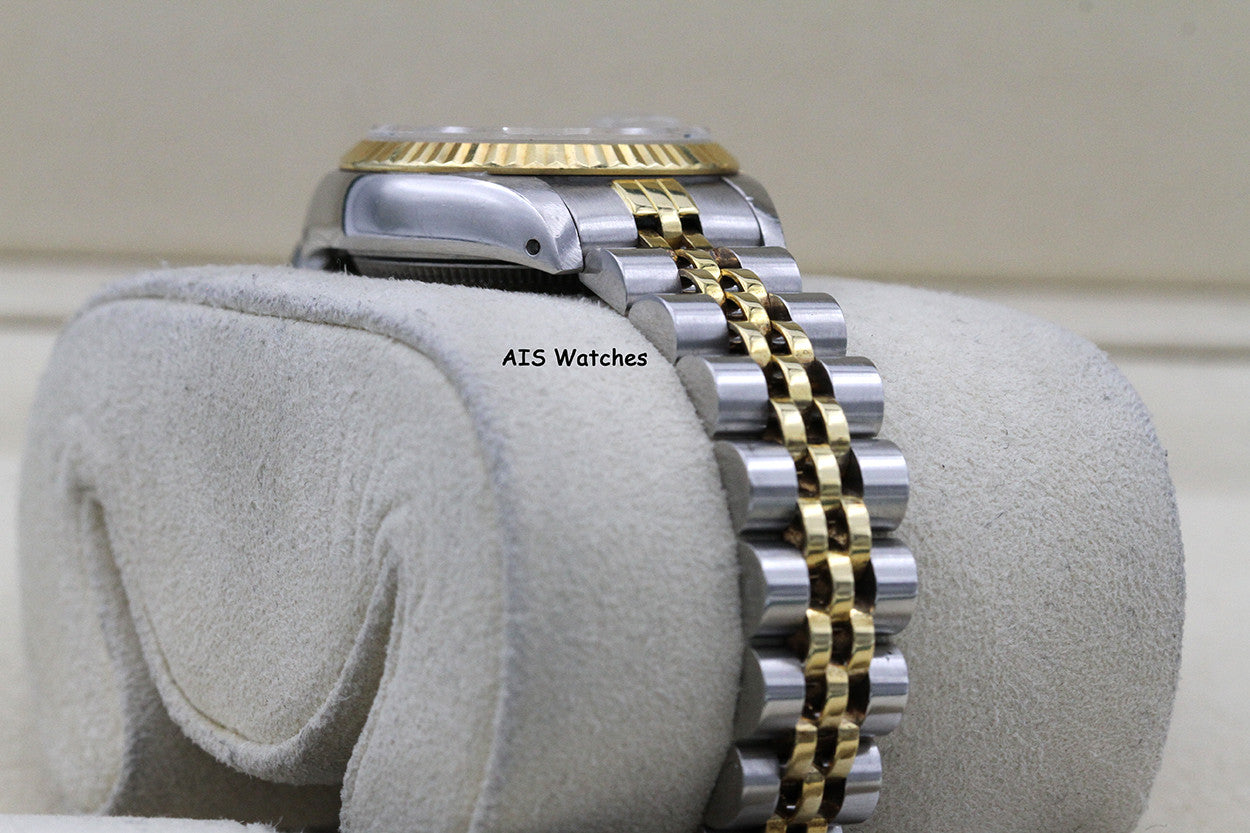 Rolex Ladies Two-Tone DateJust 69173 White Computer Dial 26MM R Serial - 1988 with Papers