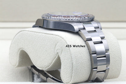 BNIB Rolex GMT-Master II 126719BLRO Meteorite Dial Pepsi 18K WG Box & Papers