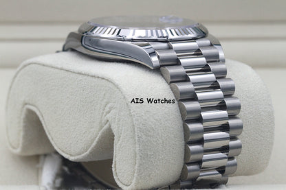 BNIB Rolex 228239 DayDate 40MM DD40 White Gold Blue Roman Dial