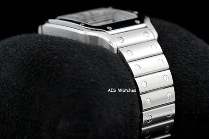 Cartier Santos De Cartier Medium Steel WSSA0029 Silver Dial 35.1MM Box & Papers