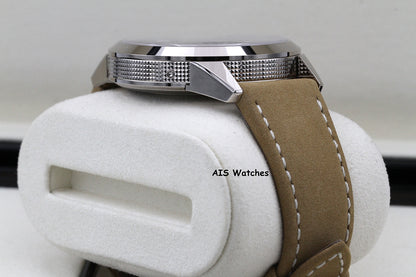 BNIB Patek Philippe Calatrava Annual Calendar Travel Time 5326G 18K White Gold Charcoal Dial Box & Papers